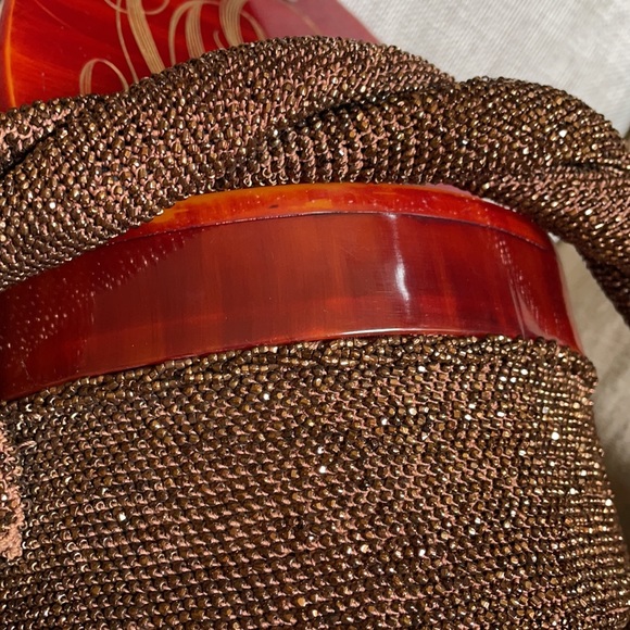 Vintage Bakelite Beaded Bag - Picture 8 of 13